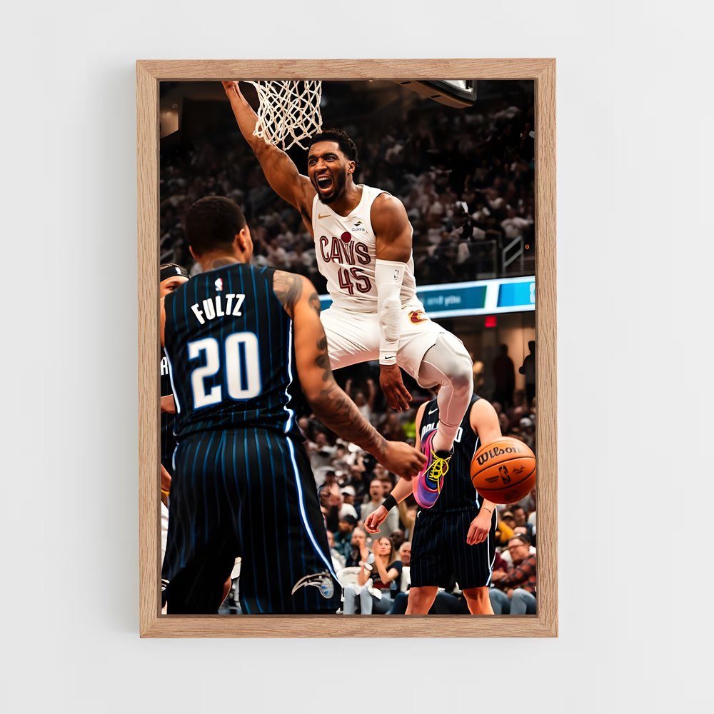 Poster Dunk de Donovan – affiche Basketball (vue 4)